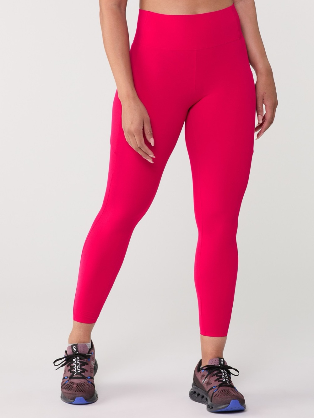 REI Co-op Take Your Time 7/8 Legging Magenta Pink Side Pockets Yoga Hiking - M